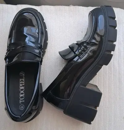Zapatos de charol negro Todopiel talla 37 - miniatura 3
