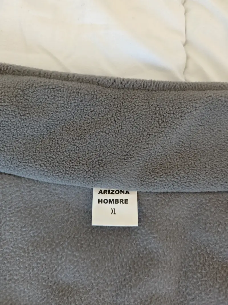 Chaqueta polar gris para hombre Arizona XL - 3