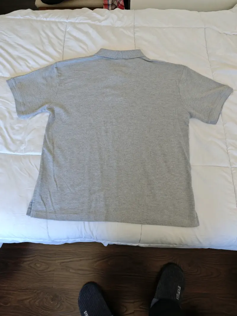 Polera Polo Gris Chenylle Talla XL - 2