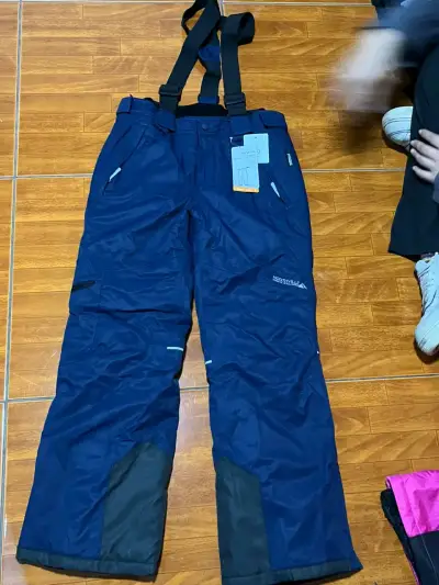 Pantalones de nieve Northville azul con tirantes - miniatura 1