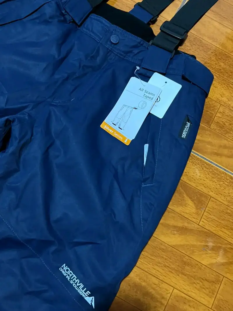 Pantalones de nieve Northville azul con tirantes - 2