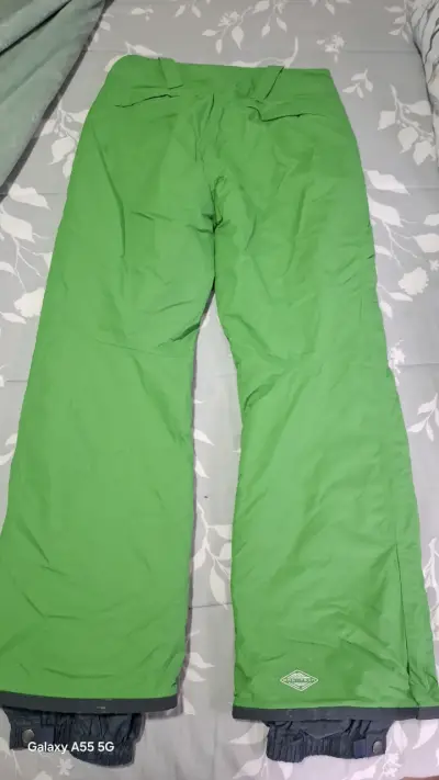 Pantalones de esquí verdes Columbia Omni-Heat - miniatura 1