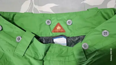 Pantalones de esquí verdes Columbia Omni-Heat - miniatura 2