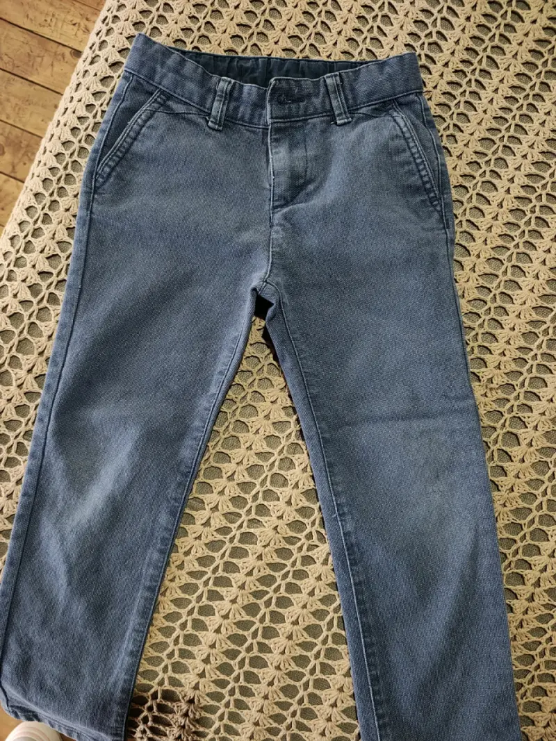 Pantalones de mezclilla para niños color azul - 1