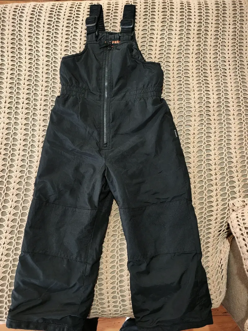 Pantalón de nieve negro para niños - 1