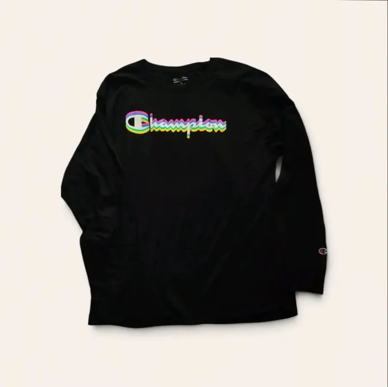 Polera Champion Manga Larga Original - Talla XL - 1