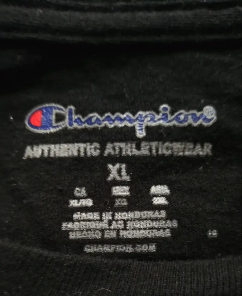 Polera Champion Manga Larga Original - Talla XL - 2