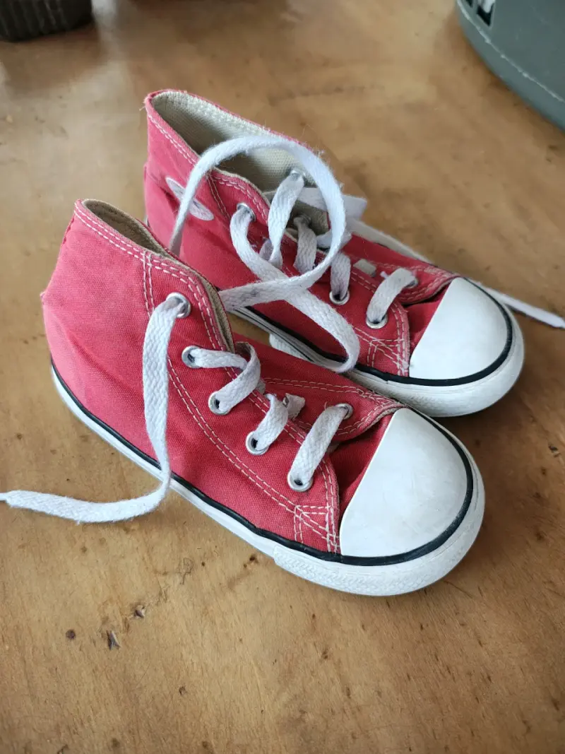 Zapatillas converse rojas talla 25 - 1