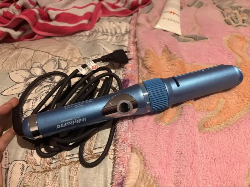 Rizador de Pelo Babyliss Pro Nano Titanium Azul - 1
