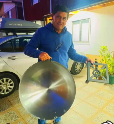 Disco de 60 cms + quemador a gas - miniatura 2