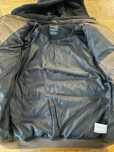 Chaqueta acolchada café talla S - miniatura 2