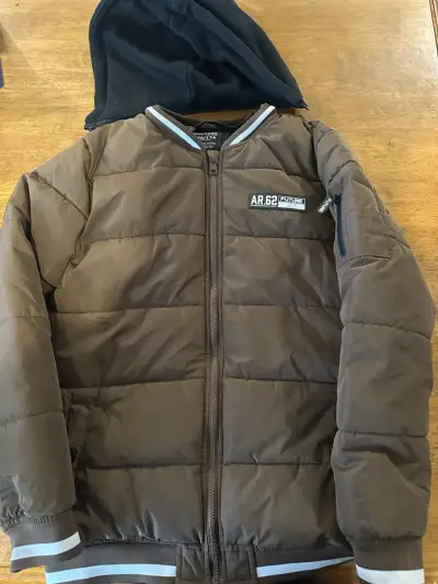Chaqueta acolchada café talla S - miniatura 4