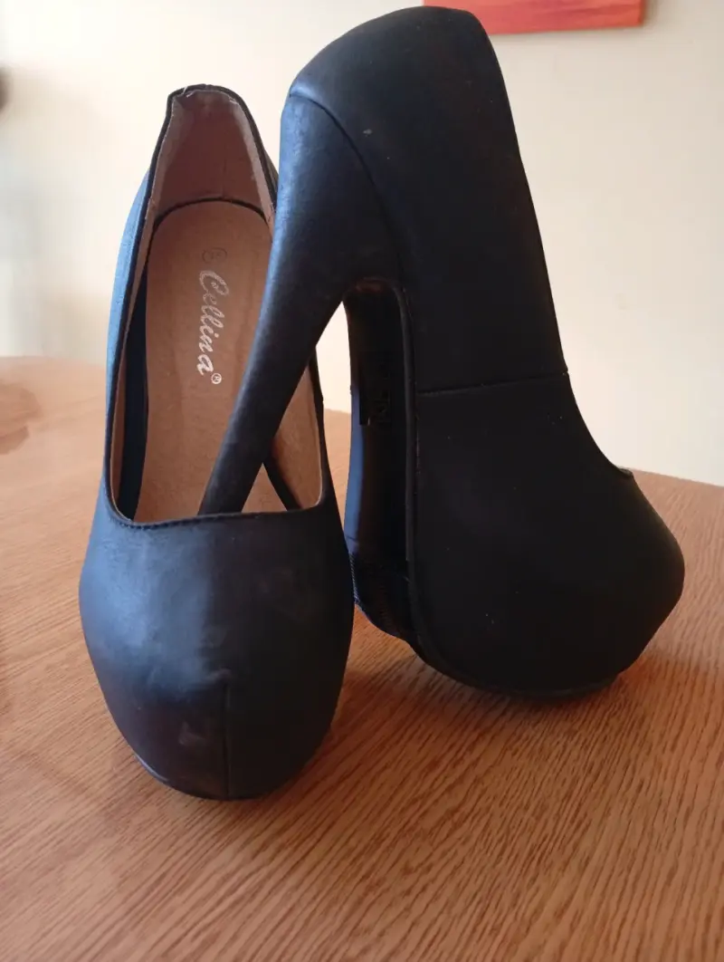 Zapatos de Tacón Alto Negros para Mujer - 3