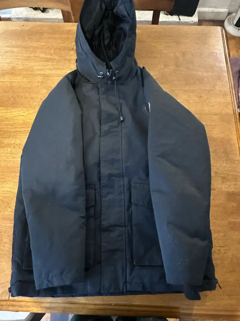 Chaqueta azul gruesa talla S - 1