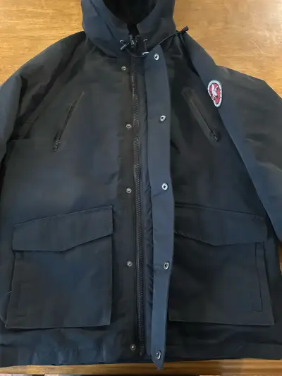 Chaqueta azul gruesa talla S - miniatura 3