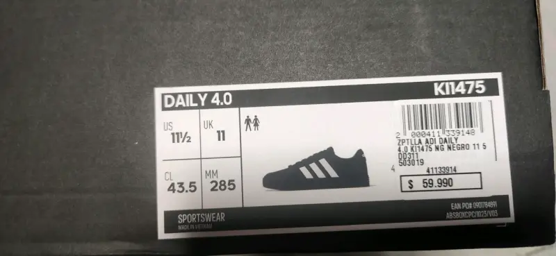 Zapatillas Adidas Daily 4.0 negras - 3