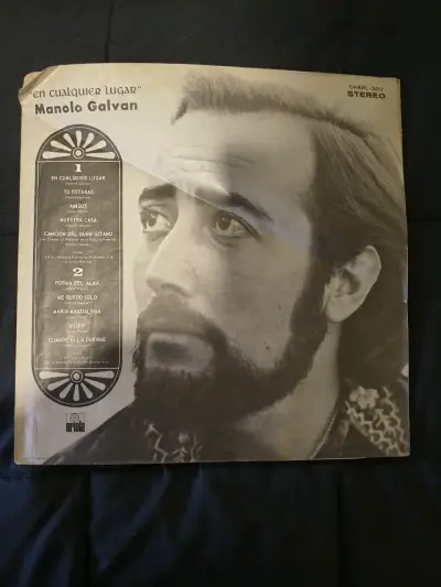 Vinilo Manolo Galván - En Cualquier Lugar - miniatura 2