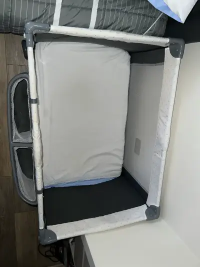 Cuna corral Infanti plegable con ruedas - miniatura 3