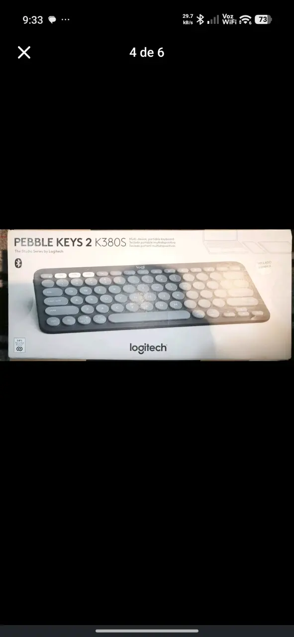 Teclado Inalámbrico Logitech Pebble Keys 2 K380S - 4