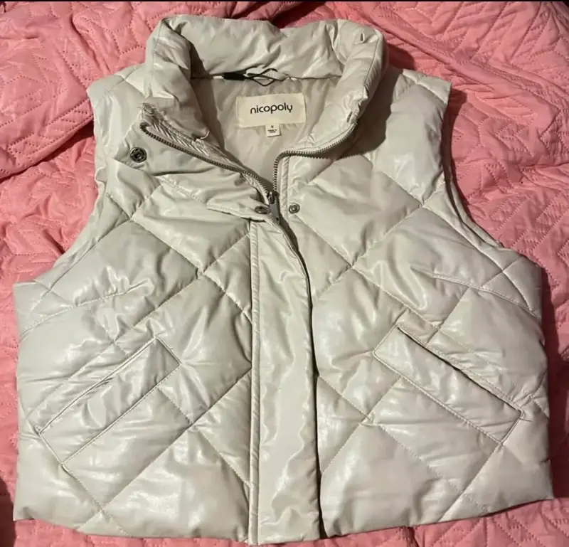 Chaleco acolchado blanco Nicopoly para mujer - 1