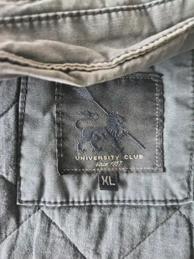 Chaqueta University Club azul con bolsillos - miniatura 4