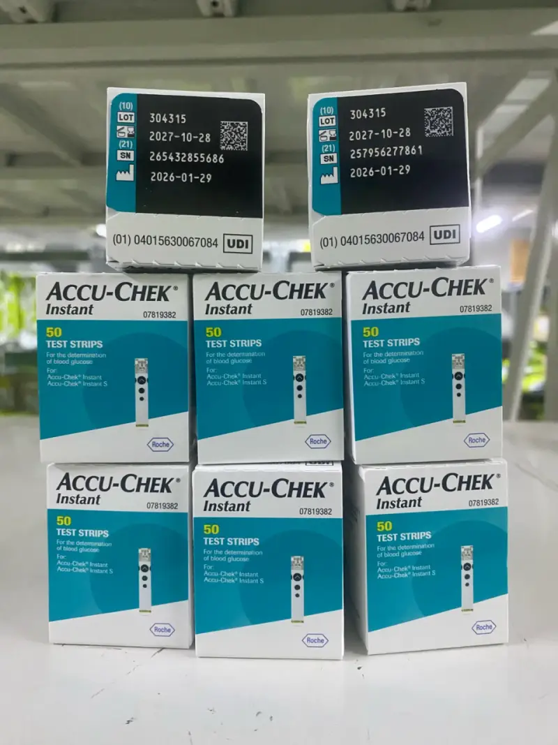 5 Cajas de Accu-Chek Instant 50 Unidades - 1
