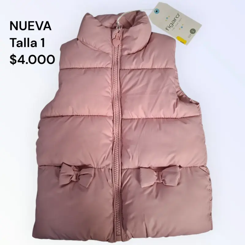 Chaqueta rosa para niña Figaro - 1