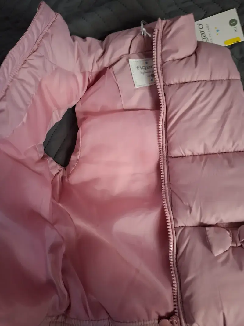 Chaqueta rosa para niña Figaro - 2