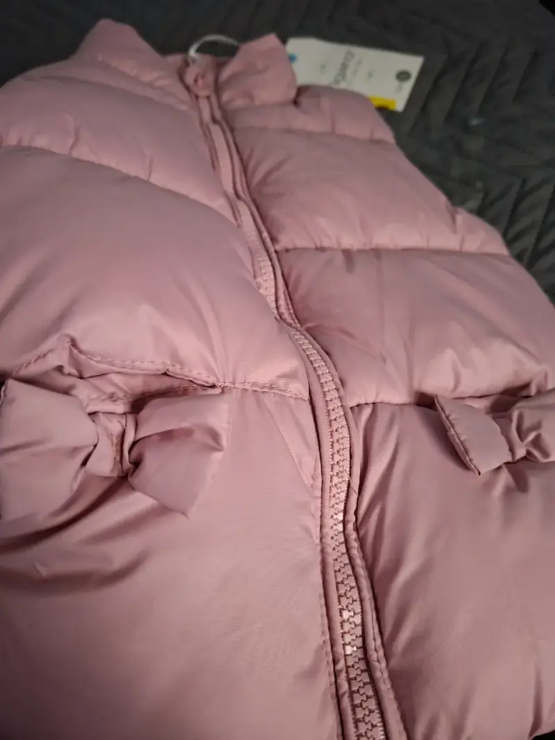 Chaqueta rosa para niña Figaro - 3