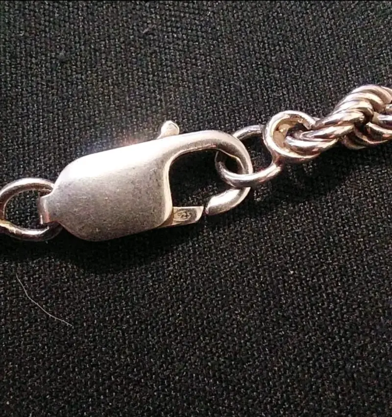Cadena de plata ley 925 tourbillon. - 2
