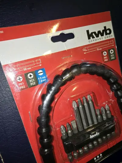 Set de puntas y extensión flexible KWB de taladro - miniatura 3