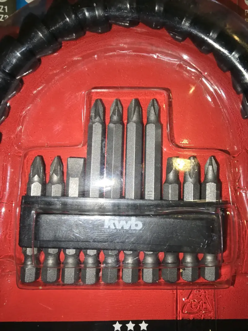 Set de puntas y extensión flexible KWB de taladro - 5