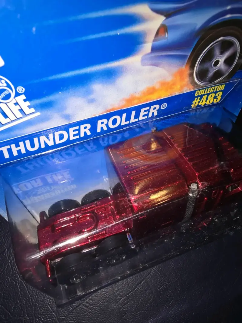 Camión de Juguete Hot Wheels Thunder Roller Rojo - 4