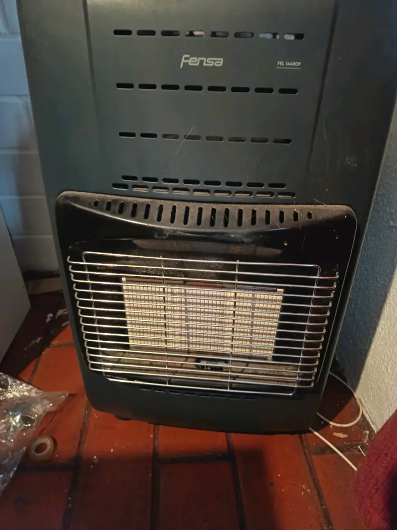 Estufa a gas Fensa con regulador - 3