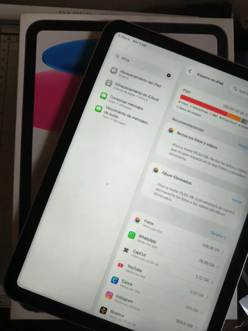 iPad de 256GB en buen estado - 5