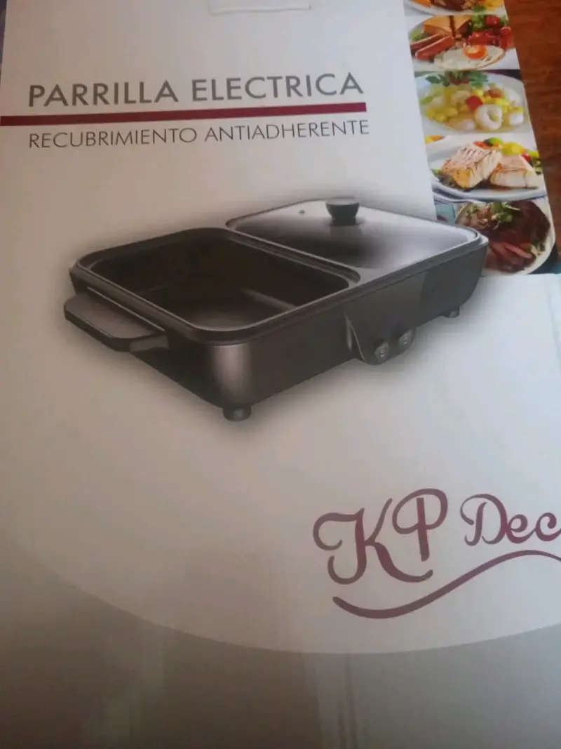 Parrilla eléctrica antiadherente KP Deco - 1