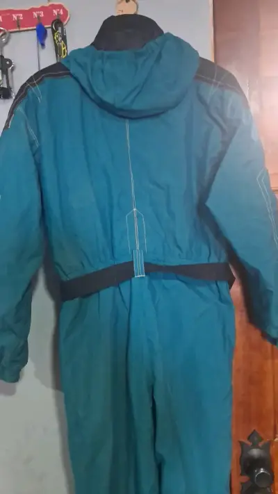 Enterito de esquí azul Obermeyer con cinturón - miniatura 4