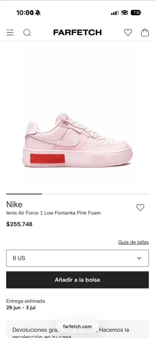 Zapatillas Nike Air Force 1 Low Fontanka Rosadas - 1