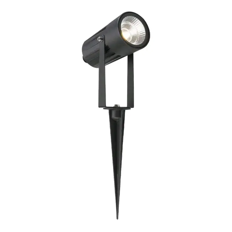 Foco LED para jardín con estaca negra - 2