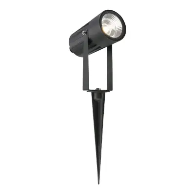 Foco LED para jardín con estaca negra - miniatura 2