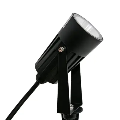 Foco LED para jardín con estaca negra - miniatura 3