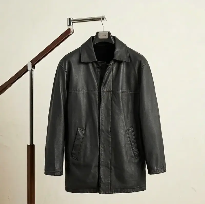 Chaqueta de cuero reversible. - 1
