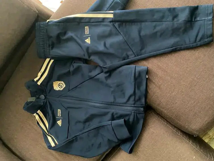 Conjunto deportivo infantil Adidas Marvel azul - 3