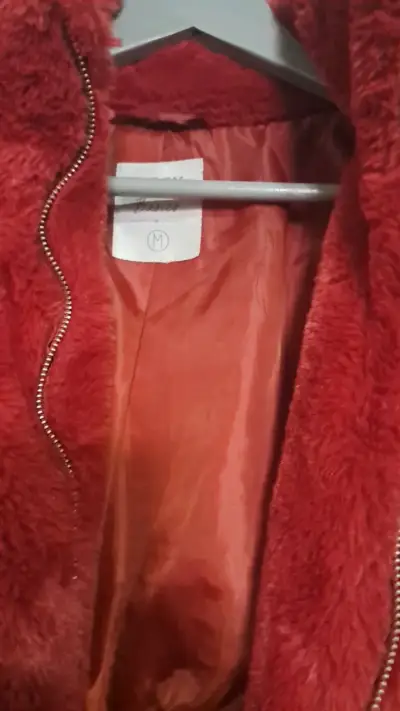Chaqueta de peluche roja Index talla M - miniatura 2