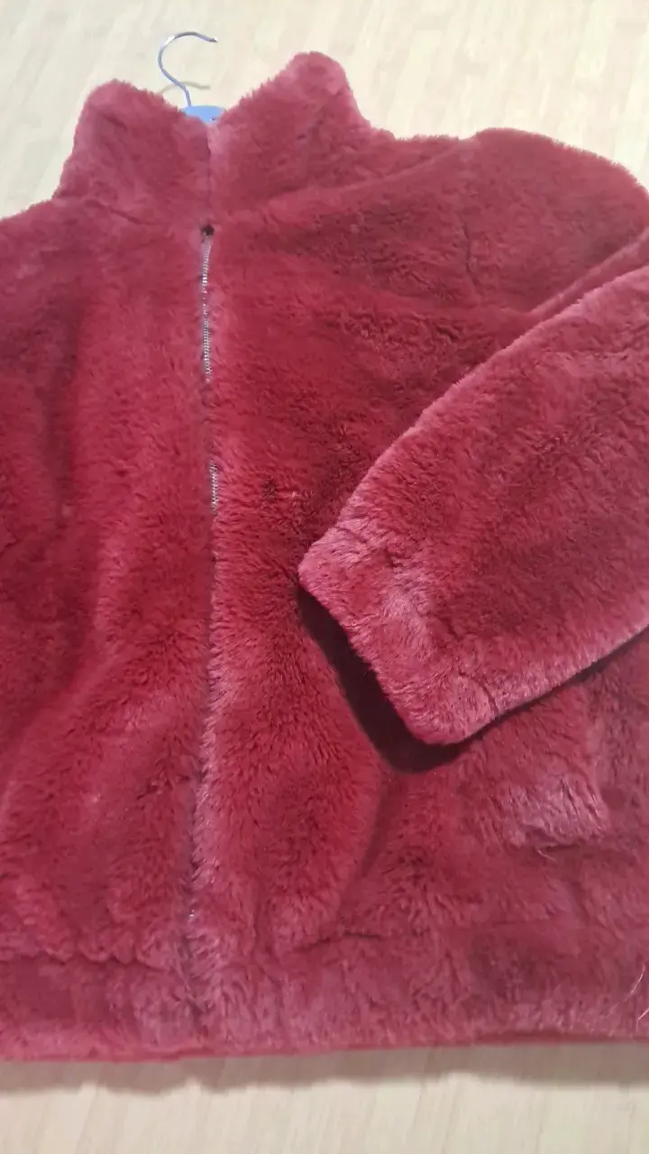 Chaqueta de peluche roja Index talla M - 5