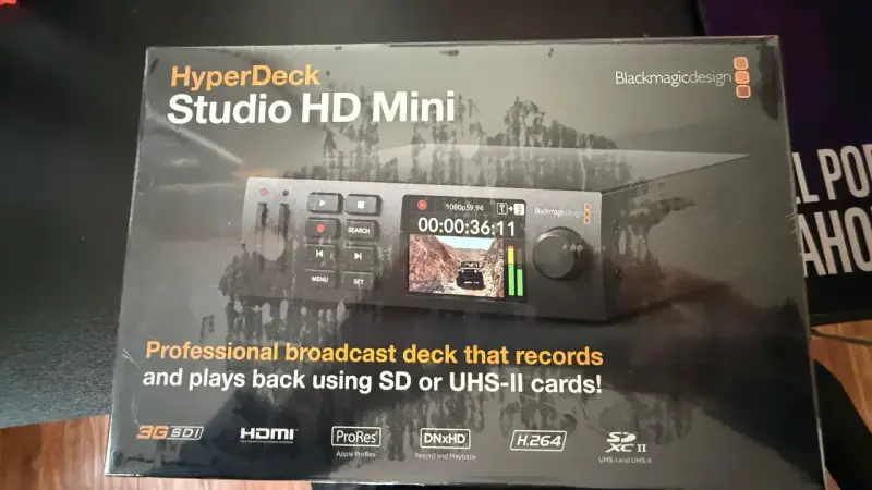Grabador Blackmagic Design HyperDeck Studio HD Mini - 1