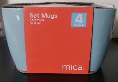 Set de 4 mugs de cerámica Mica 370 ml - miniatura 2