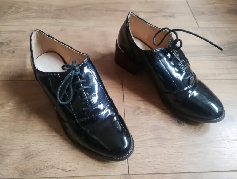 Zapatos de charol negros Basement talla 38 - 2