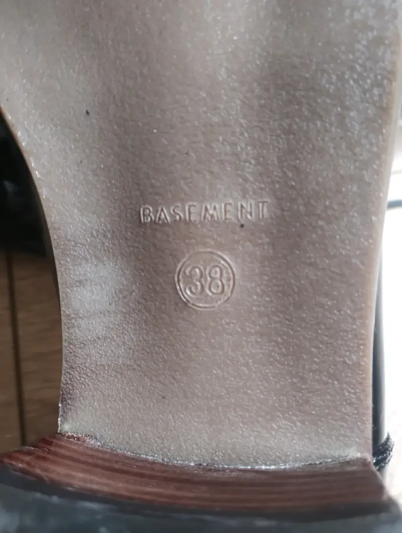 Zapatos de charol negros Basement talla 38 - 4