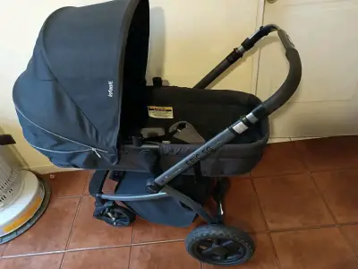 Coche de bebé Infanti Epic 5G negro - miniatura 1
